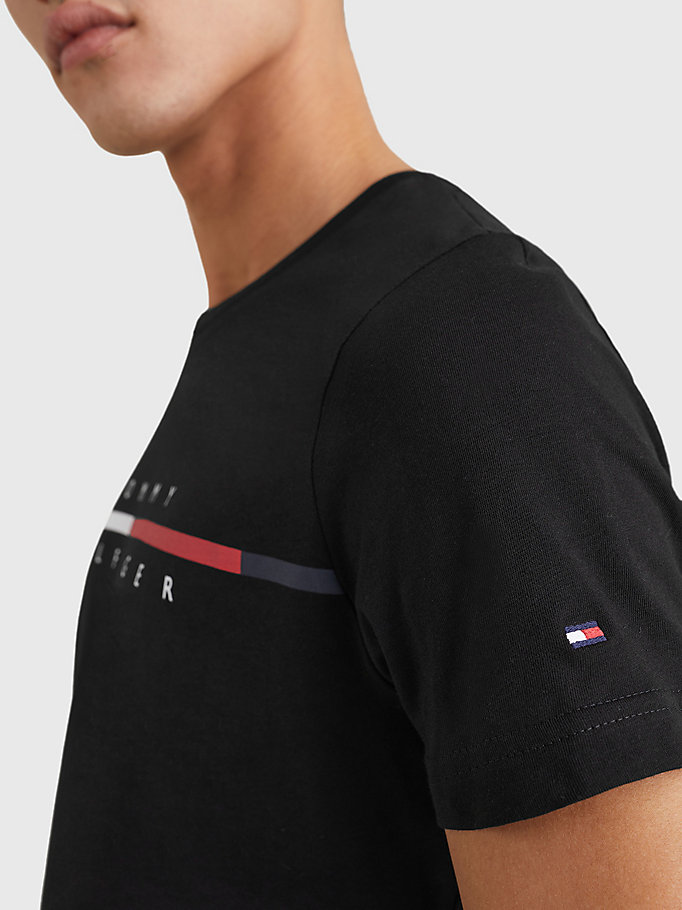 Tommy Hilfiger CN SS Tee Logo Ensemble Thermique Homme 