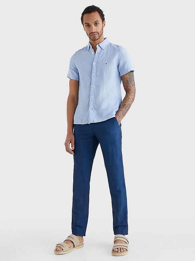 Tommy Hilfiger Boy's Essential Linen Shirt L/S