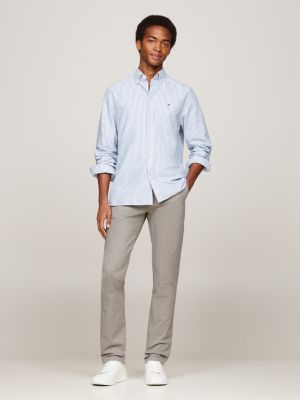Essential Bleecker Slim Fit Chinos | Grey | Tommy Hilfiger