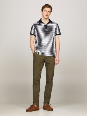 Essential Bleecker Slim Fit Chinos | Khaki | Tommy Hilfiger