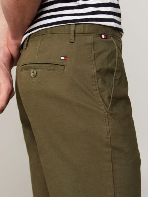 Essential Bleecker Slim Fit Chinos | Khaki | Tommy Hilfiger