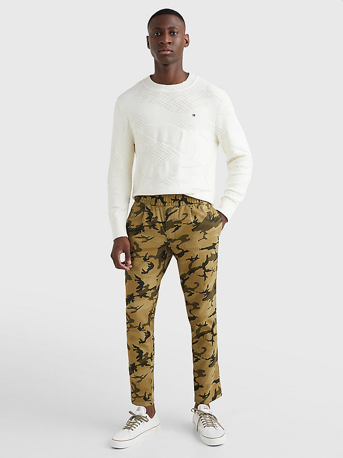 Tommy Hilfiger Uomo Abbigliamento Pantaloni e jeans Pantaloni Pantaloni stretch Pantaloni Modern affusolati camouflage 