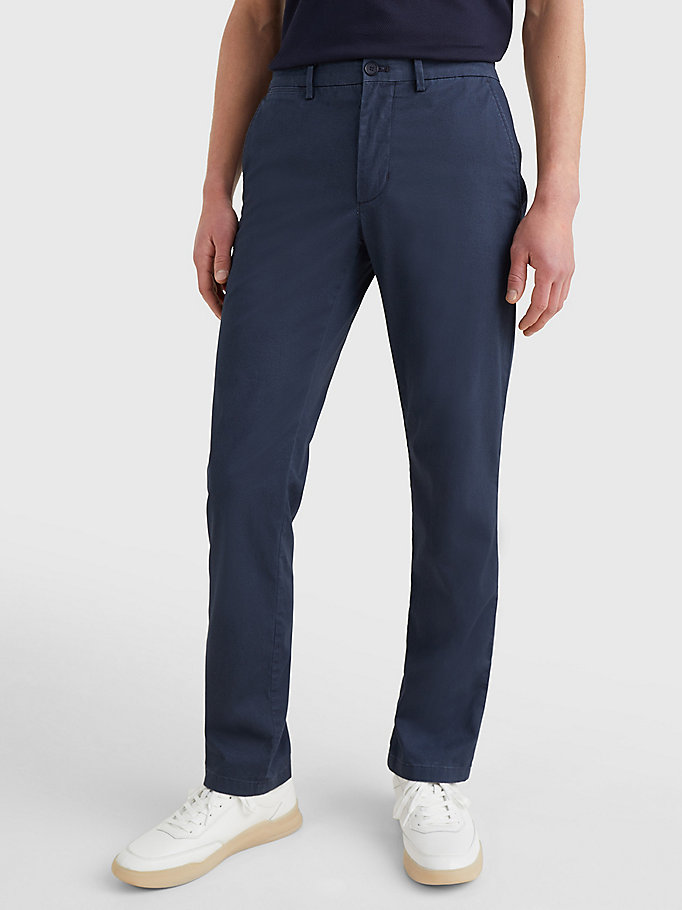 Tommy Hilfiger Uomo Abbigliamento Pantaloni e jeans Pantaloni Pantaloni chinos Pantaloni Denton straight fit con micromotivo 