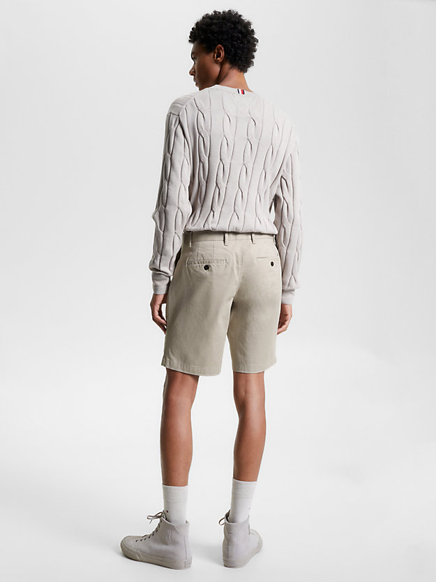 STONE 1985 Collection Brooklyn Twill Shorts for men TOMMY HILFIGER