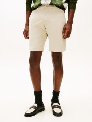 beige brooklyn 1985 collection chino-shorts für herren - tommy hilfiger