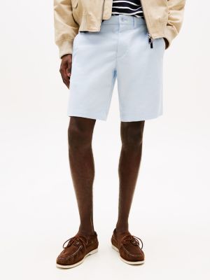 brooklyn short chino slim 1985 bleu pour hommes tommy hilfiger