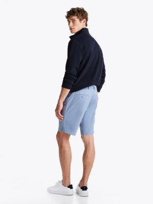 brooklyn short chino slim 1985 bleu pour hommes tommy hilfiger