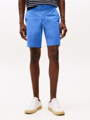 blau brooklyn 1985 slim fit chino-shorts für herren - tommy hilfiger