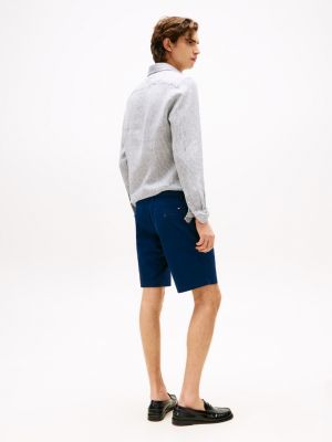 blau brooklyn 1985 slim fit chino-shorts für herren - tommy hilfiger