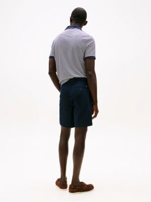 brooklyn short chino slim 1985 bleu pour hommes tommy hilfiger