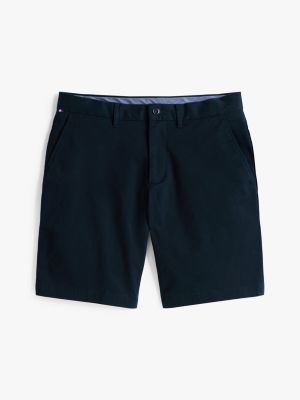 blau brooklyn 1985 slim fit chino-shorts für herren - tommy hilfiger