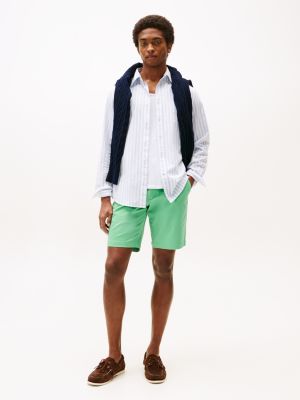 brooklyn short chino slim 1985 vert pour hommes tommy hilfiger