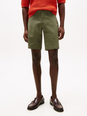 khaki brooklyn 1985 slim chino shorts for men tommy hilfiger