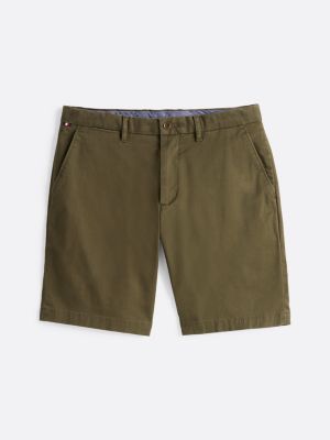 zielony szorty chino brooklyn 1985 dla mężczyźni - tommy hilfiger