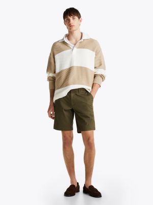 brooklyn short chino slim 1985 vert pour hommes tommy hilfiger