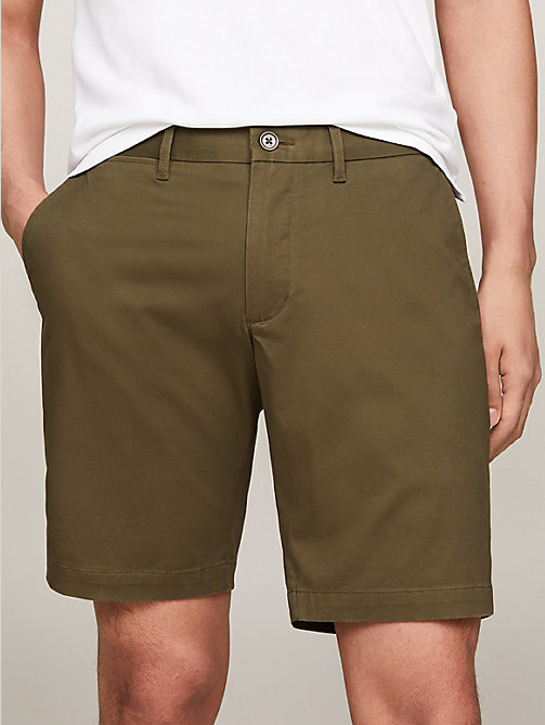 khaki 1985 collection organic cotton shorts for men tommy hilfiger