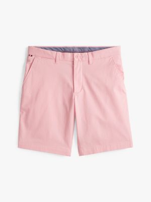 pink 1985 collection slim chino shorts for men tommy hilfiger