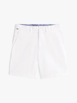 brooklyn short chino slim 1985 blanc pour hommes tommy hilfiger