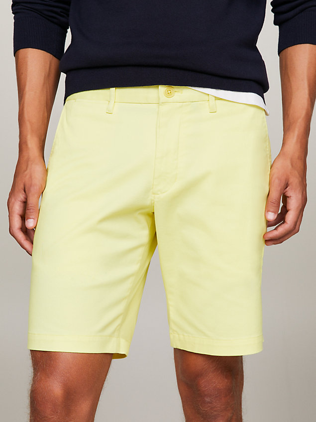 yellow brooklyn 1985 collection chino shorts for men tommy hilfiger