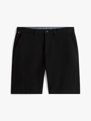 black 1985 harlem relaxed chino shorts for men tommy hilfiger