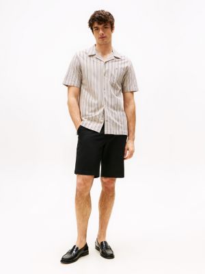 black 1985 harlem relaxed chino shorts for men tommy hilfiger