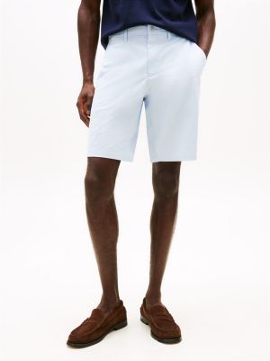 blauw harlem 1985 relaxed fit chino short voor heren - tommy hilfiger