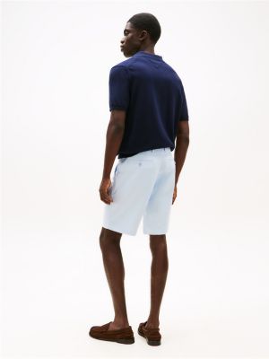 short chino décontracté harlem 1985 bleu pour hommes tommy hilfiger