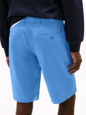 blauw harlem 1985 relaxed fit chino short voor heren - tommy hilfiger