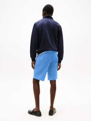 short chino décontracté harlem 1985 bleu pour hommes tommy hilfiger