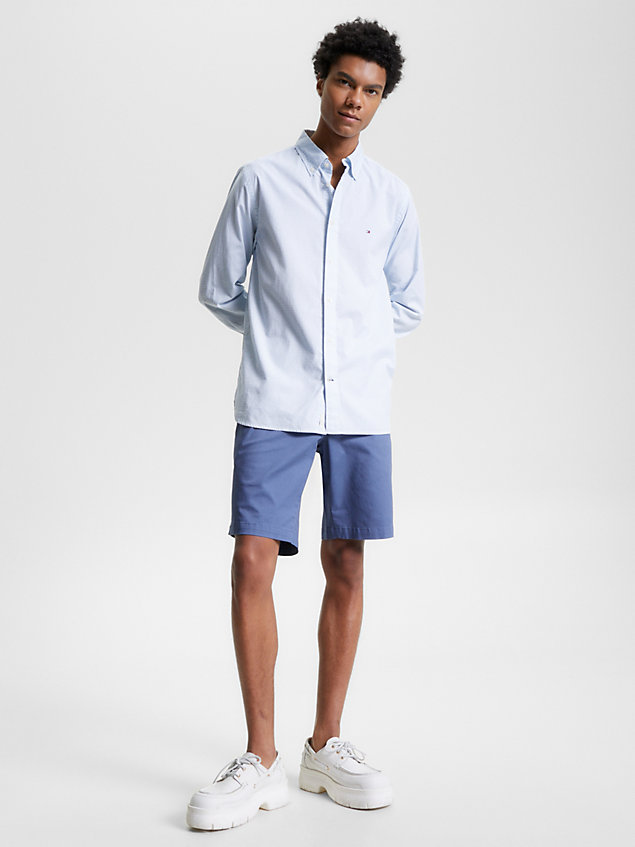 blue 1985 collection harlem relaxed fit shorts for men tommy hilfiger