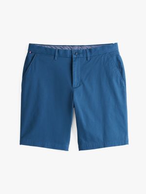 blauw harlem 1985 relaxed fit chino short voor heren - tommy hilfiger