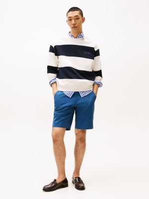 short chino décontracté 1985 collection blue pour hommes tommy hilfiger