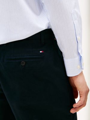 short chino décontracté harlem 1985 bleu pour hommes tommy hilfiger