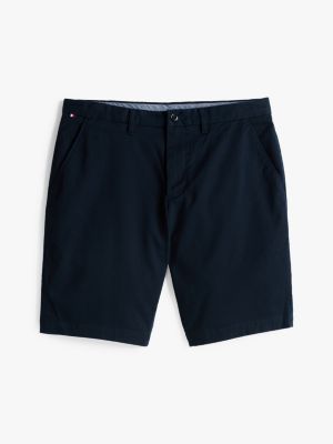 blauw harlem 1985 relaxed fit chino short voor heren - tommy hilfiger