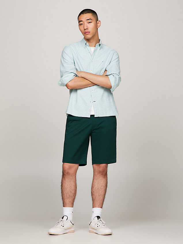 green 1985 collection harlem relaxed shorts for men tommy hilfiger