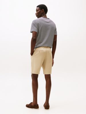 beżowy szorty chino 1985 collection dla mężczyźni - tommy hilfiger