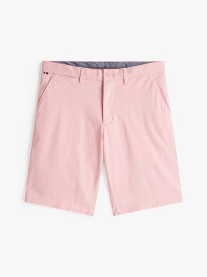 pink 1985 collection relaxed chino shorts for men tommy hilfiger