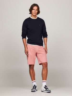pink 1985 collection harlem regular fit chino-shorts für herren - tommy hilfiger