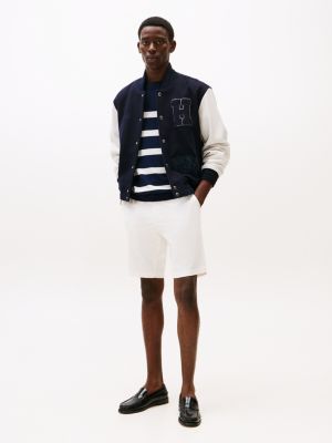 white 1985 collection relaxed fit chino short voor heren - tommy hilfiger