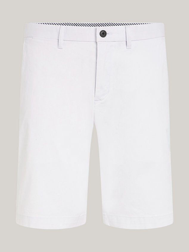white 1985 collection harlem relaxed fit shorts for men tommy hilfiger