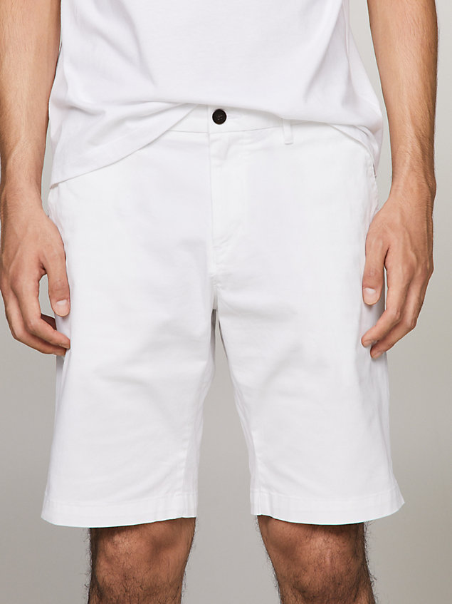 white 1985 harlem relaxed fit short voor heren - tommy hilfiger