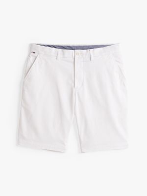 white 1985 harlem relaxed chino shorts for men tommy hilfiger