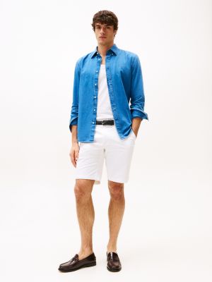 white harlem 1985 relaxed chino shorts for men tommy hilfiger