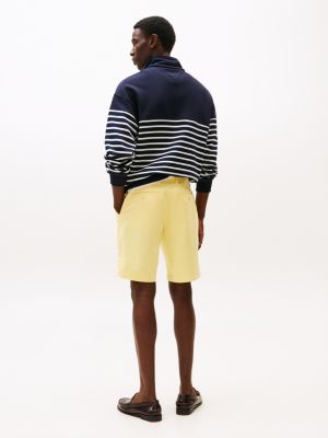 short chino décontracté 1985 collection jaune pour hommes tommy hilfiger