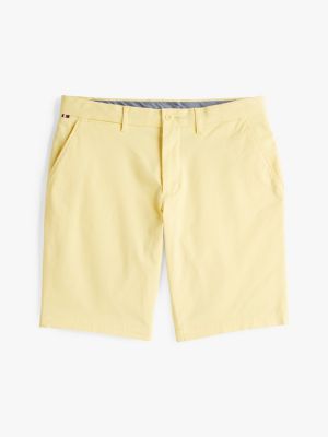 short chino décontracté harlem 1985 jaune pour hommes tommy hilfiger