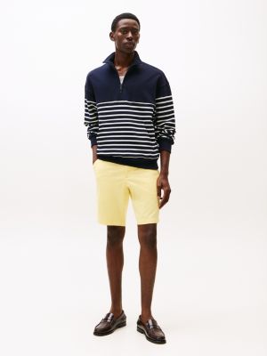 short chino décontracté 1985 collection jaune pour hommes tommy hilfiger