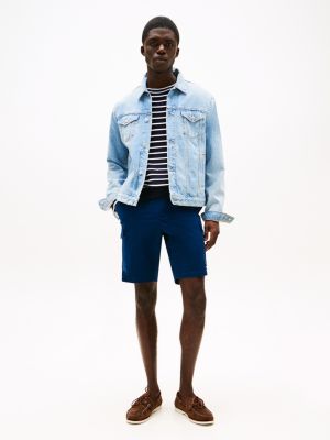 blue 1985 collection relaxed cargo shorts for men tommy hilfiger