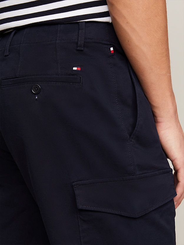 1985 Collection Harlem Relaxed Cargo Shorts | Blue | Tommy Hilfiger