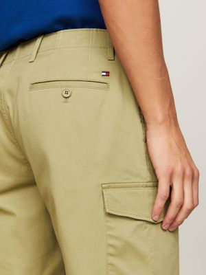 groen 1985 harlem relaxed cargoshort voor heren - tommy hilfiger