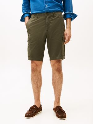 khaki harlem 1985 relaxed fit cargoshort voor heren - tommy hilfiger